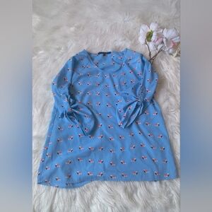 19 Cooper Blue Women's Blouse Size S